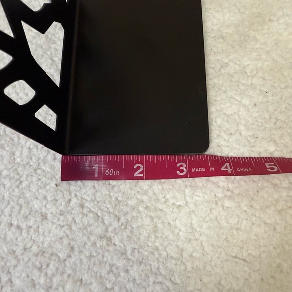 6 black metal tree bookends - Picture 6 of 7